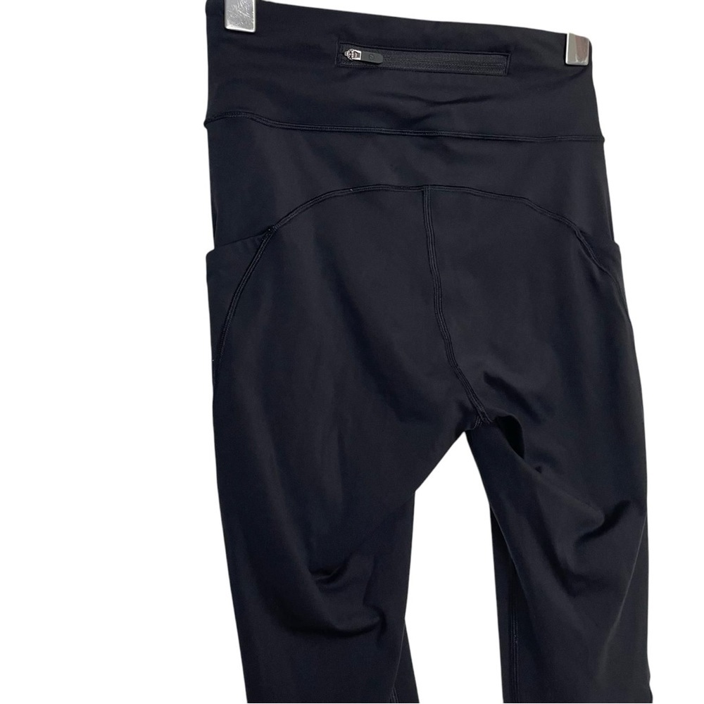 Lululemon Break Free Crop Nulux 17" Leggings Black Size 4 Running Gym Sports - Picture 11 of 16